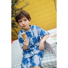 Stains & Stories - boys sweatshort Royal
