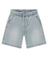 Stains & Stories - boys denim short wide fit Pale blue denim