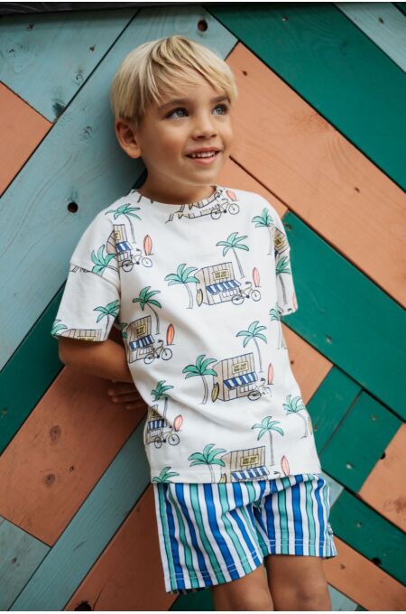 Stains & Stories - boys t-shirt short sleeve Cloud