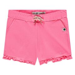 Stains & Stories - girls sweat short Neon Pink