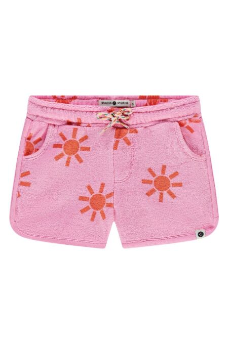 Stains & Stories - girls short Neon Pink