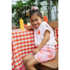 Stains & Stories - girls short Neon Pink