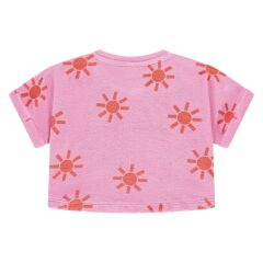 Stains & Stories - girls t-shirt short sleeve Neon Pink