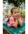 Stains & Stories - girls t-shirt short sleeve Neon Pink
