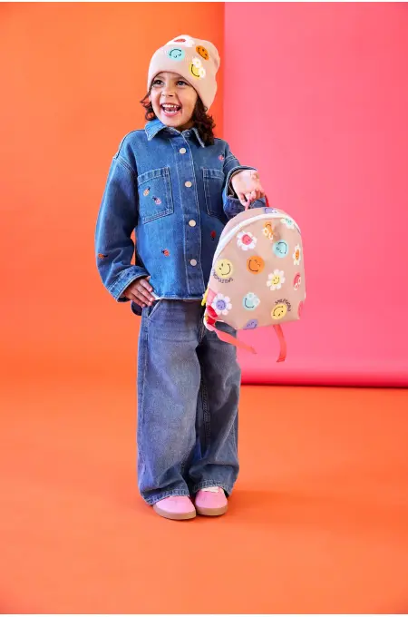 Lässig - Tiny Backpack SmileyWorld® dusty rose