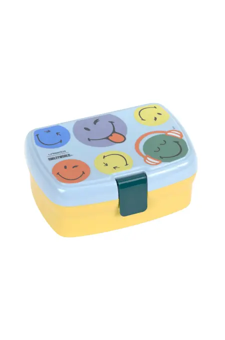 Lässig - Lunchbox SmileyWorld® blue