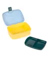 Lässig - Lunchbox SmileyWorld® blue