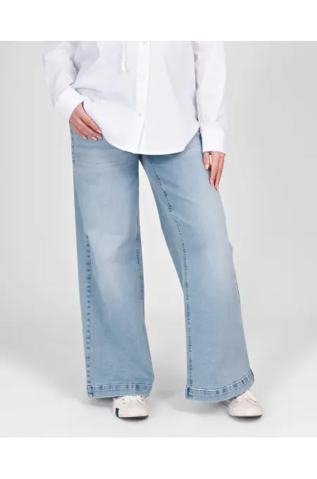 Love 2 Wait Jeans wide leg Light Wash