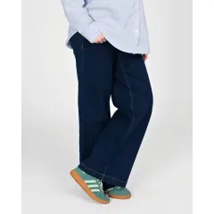 Love 2 Wait Jeans wide leg Dark Wash