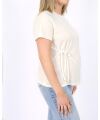 Love 2 Wait T-Shirt Zuria Cream