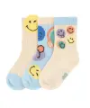 Lässig - Kinder Socken SmileyWorld (3er-Pack) - blue