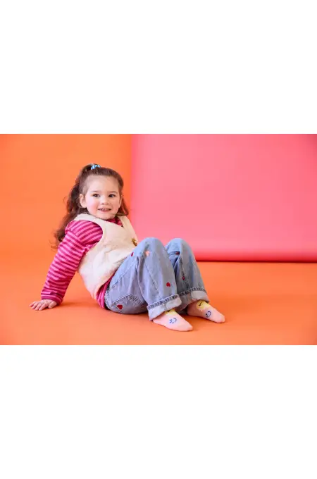 Lässig - Kinder Socken SmileyWorld (3er-Pack) - dusty rose