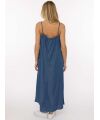 Zwillingsherz - Trägerkleid aus Lyocell denim - mittelblau