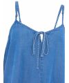 Zwillingsherz - Trägerkleid aus Lyocell denim - mittelblau