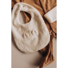Wooly - BIB WITH TEDDY EARS - NOOS - ECRU