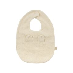 Wooly - BIB WITH TEDDY EARS - NOOS - ECRU
