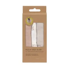 Lässig - Muslin Wash Glove Set 3 pcs Miracle of