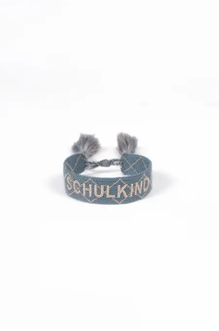 Leevje Woven Bracelet Schulkind blue OneSize