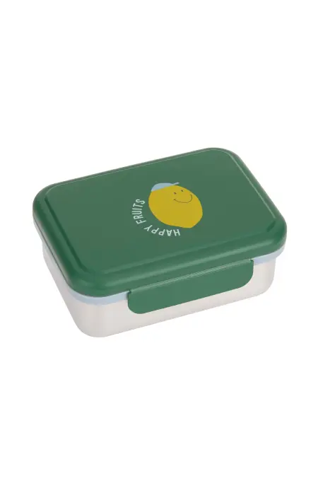 Lässig - Lunchbox Stainless Steel Happy Fruits - Zitrone