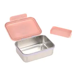 Lässig - Lunchbox Stainless Steel Happy Fruits - Kirsche