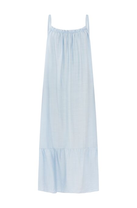 Zwillingsherz - Spaghetti Kleid - hellblau