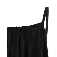Zwillingsherz - Spaghetti Kleid - schwarz