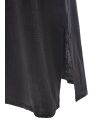 Zwillingsherz - Trägerkleid Maxi Musselin - schwarz