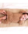 Cloby – Baby playsuit in Coconut Brown – UPF 50+
