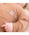 Cloby – Baby playsuit in Coconut Brown – UPF 50+