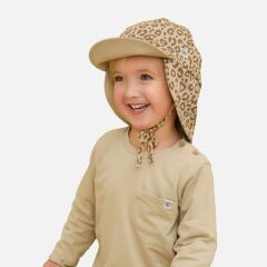 Cloby – Sun hat in Leopard Brown/Sandy Beach...