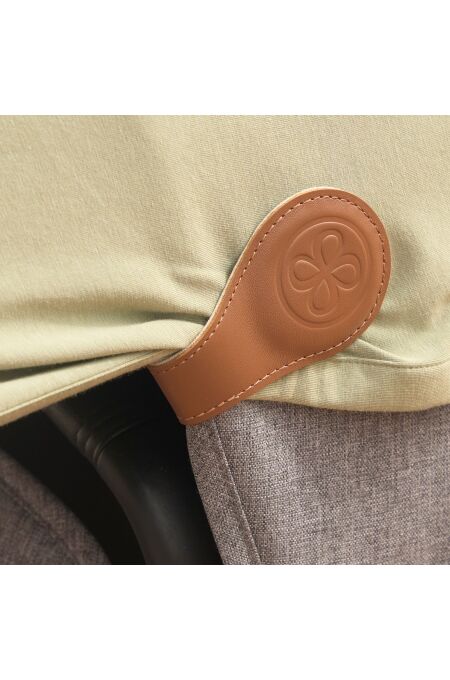 Cloby – Leather swaddle clips – Brown