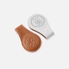 Cloby – Leather swaddle clips – Brown