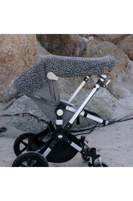 Cloby – UV Blanket in Leopard Grey – UPF 50+