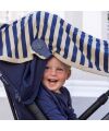 Cloby – UV Blanket in Navy/Sandy Stripe – UPF 50+