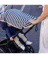 Cloby – UV Blanket in Navy/Sandy Stripe – UPF 50+