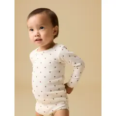LilAtelier - Body mit Apfel Print - Coconut Milk