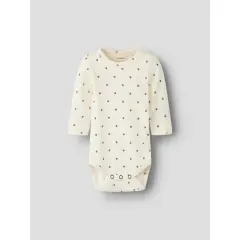 LilAtelier - Body mit Apfel Print - Coconut Milk