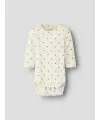 LilAtelier - Body mit Apfel Print - Coconut Milk