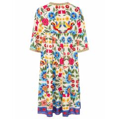 Zwillingsherz - Maxikleid Summer Birds - one size