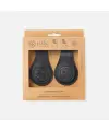 Cloby – Leather swaddle clips – Black