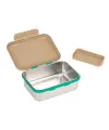 Lässig - Lunchbox Stainless Steel Happy Trails - Frosch