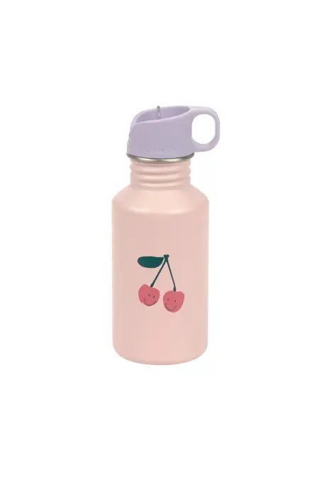 Lässig - Trinkflasche Stainless Steel - Happy Fruits - Kirsche