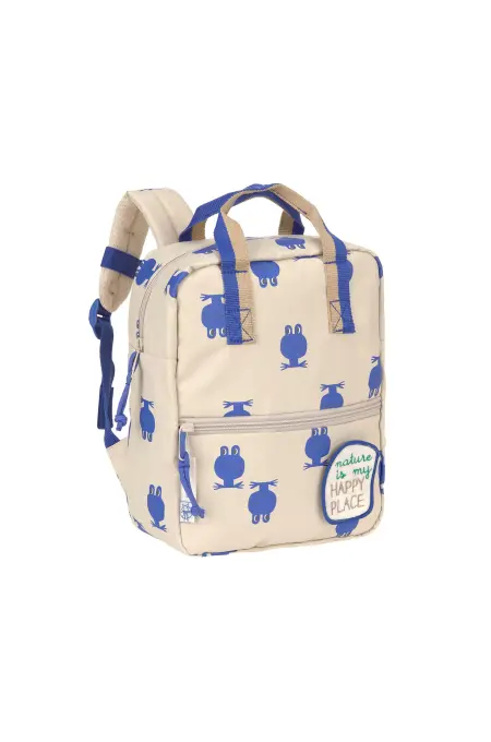 Lässig - Kindergartenrucksack Square - Happy Trails - Frosch