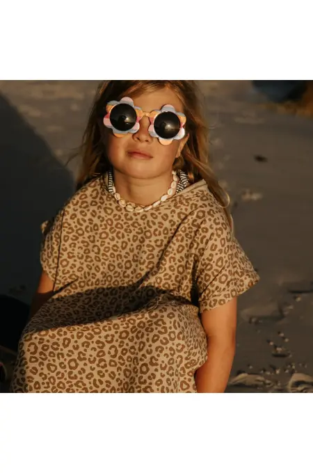 Cloby – UV Poncho in Leopard Brown – UPF 50+
