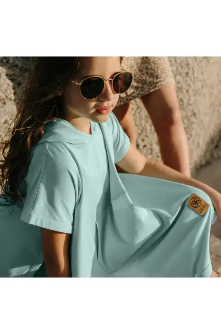 Cloby - UV Poncho in Sea Blue - UPF 50+