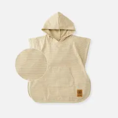 Cloby - UV Poncho in Sandy Beach/Peanut Brown - UPF 50+