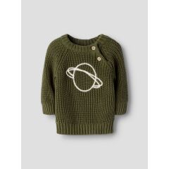 LilAtelier - Strickpulli Modell: Planet - Winter Moss