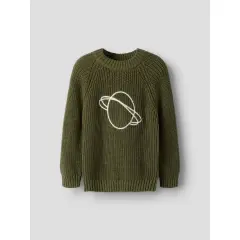 LilAtelier - Strickpullover Planet - Winter Moss