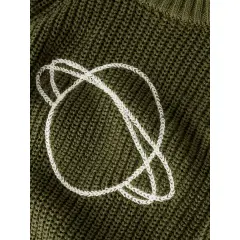 LilAtelier - Strickpullover Planet - Winter Moss