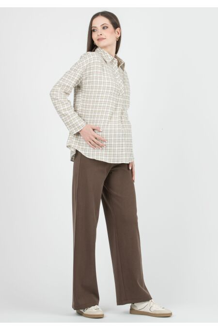 Attesa - Stoffhose - brown